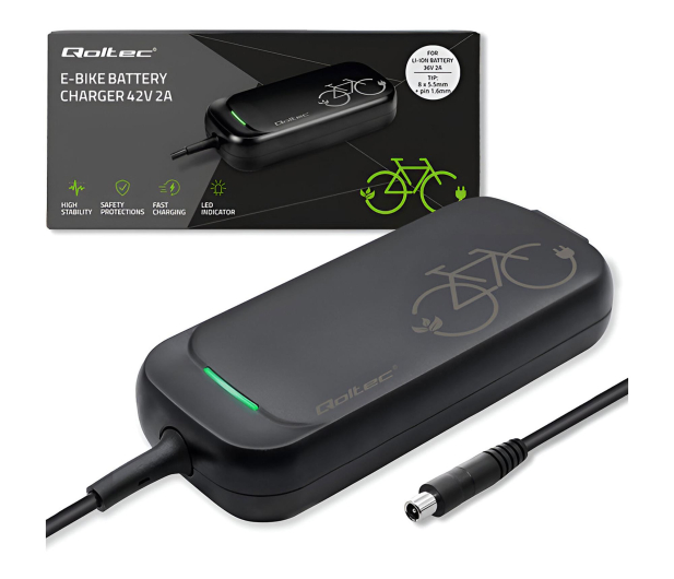 Qoltec Ładowarka do roweru skutera elektrycznego XIAOMI 36V/42V 2A - 1330671 - zdjęcie 2